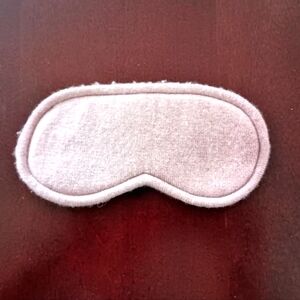 NWOT 100% Cashmere Dusty Rose Pink Sleep Eye Mask Cover